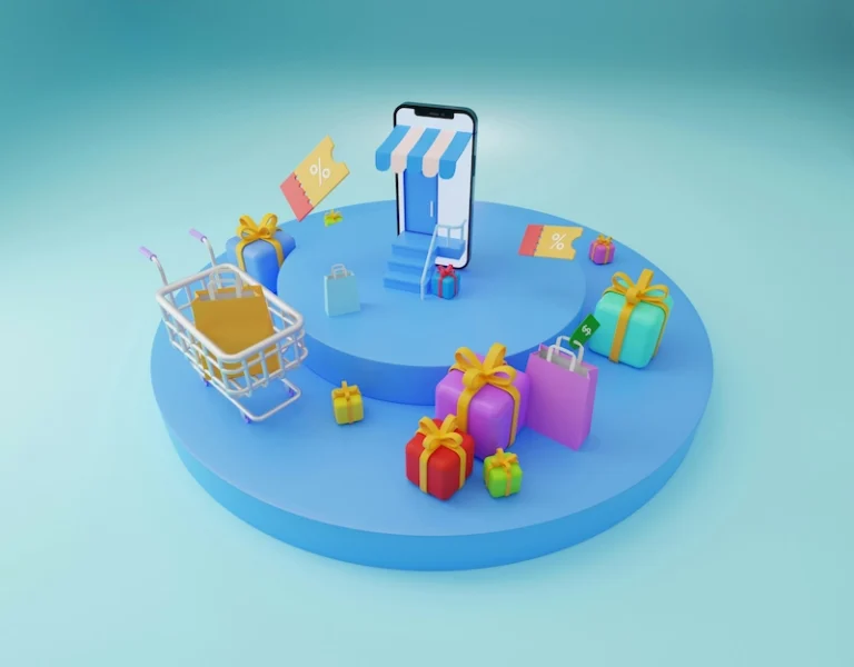 Imagem criada sobre infoprodutos e produtos