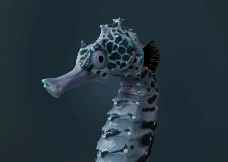 Imagem realistas de um cavalo de mar